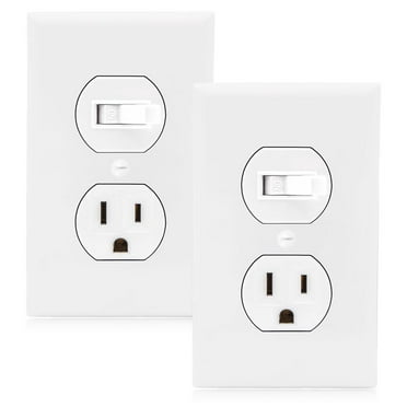 SNAP POWER SNAPPOWER NIGHTGUIDELIGHT STANDARD ELECTRICAL OUTLET PLUG COVER WHITE